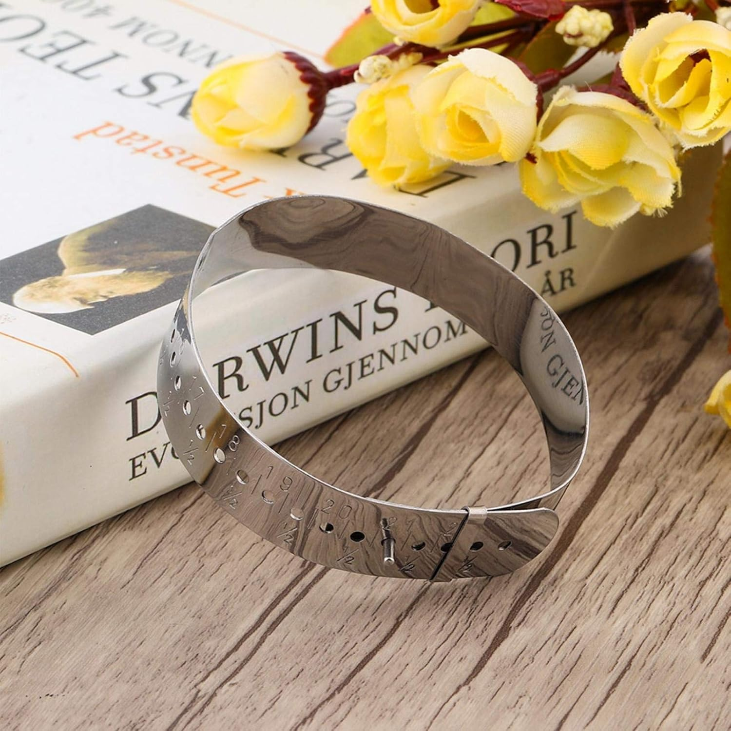 Simple Bracelet Sizing Tool, Bangle Gauge, DIY Bracelet Stainless Steel for Jewelry Making Measuring Wrists image number 6