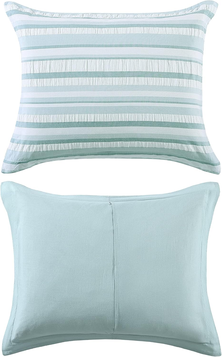 Tommy Bahama - King Duvet Cover Set, Cotton Bedding with Matching Shams & Button Closure, All Season Home Decor (Clearwater Cay Blue,3Pieces, King)