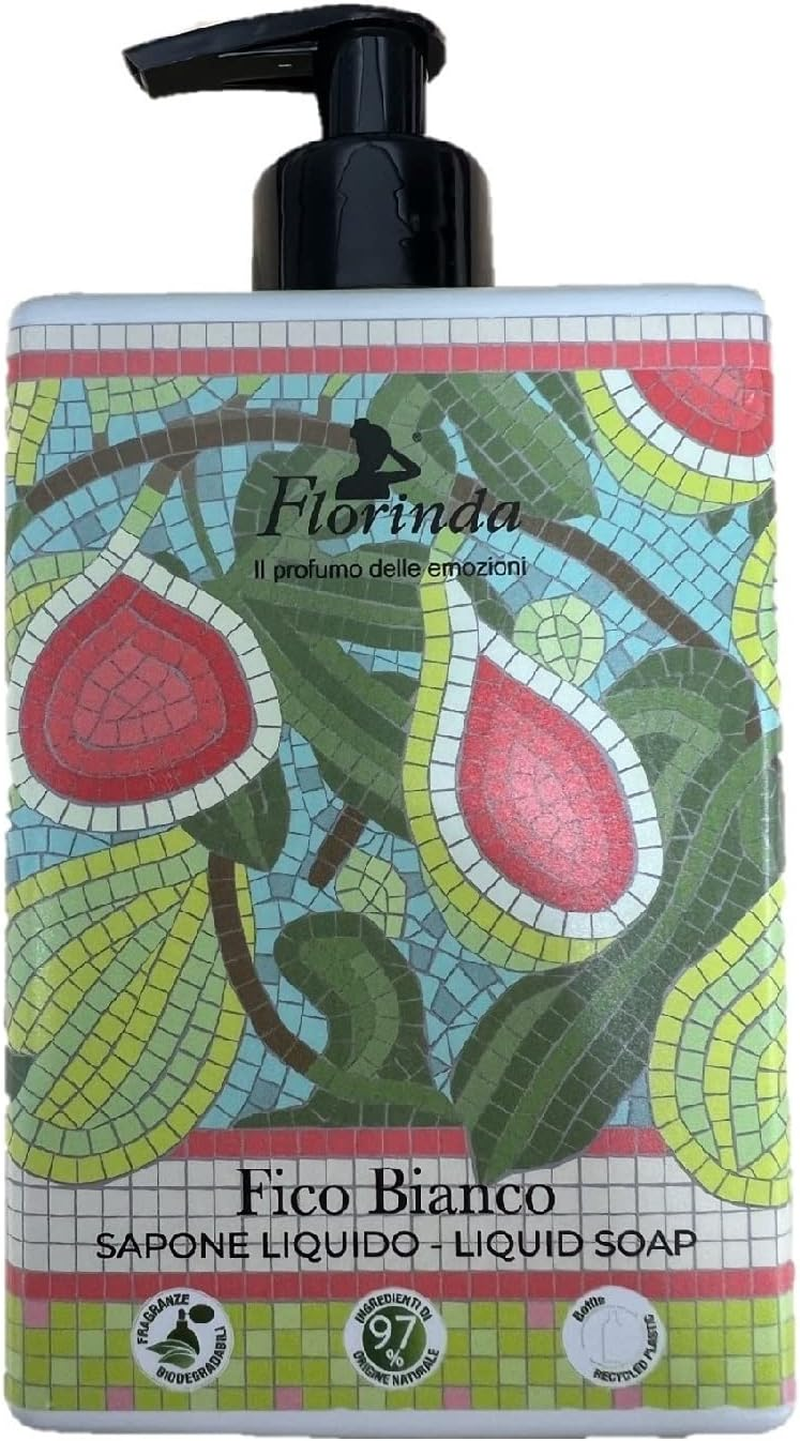 Florinda Fragrance Liquid Soap, 16.9 Fl Oz (500 Ml), Mosaic, Lemon image number 2