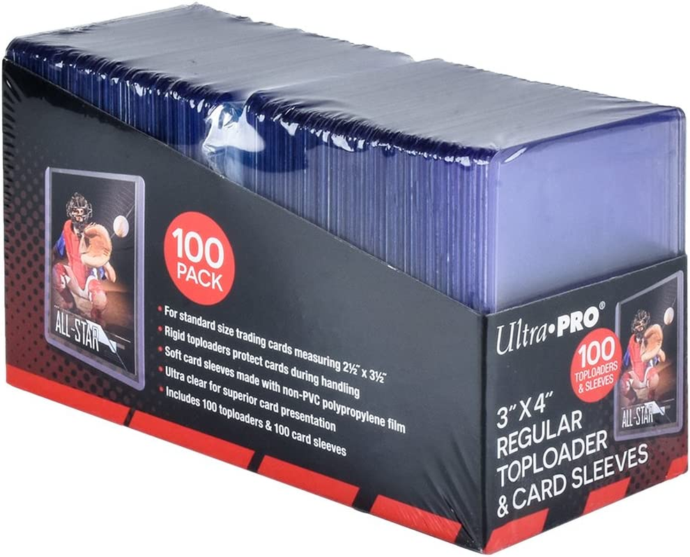 Ultra Pro: UP83648 3" X 4" Regular Toploaders & Card Sleeves (100 Ct Retail Pack) image number 2