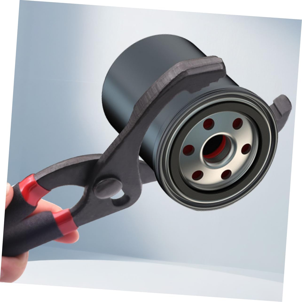 GARVALON Oil Filter Wrench Pliers for Automotive Ergonomic Handle Design for Cars and Trucks Essential Mechanic Tool image number 2