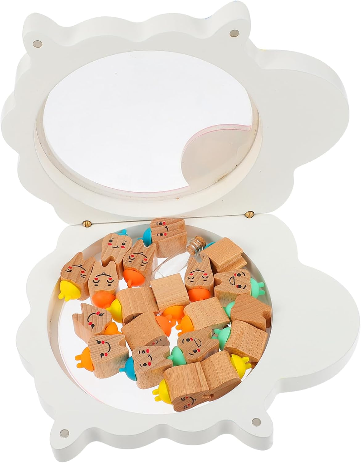 20Pcs Teeth Container with Lanugo Storage Case Keepsake Box for Newborn Items for Boys Smooth Surface Safe Design for Little Hands image number 1