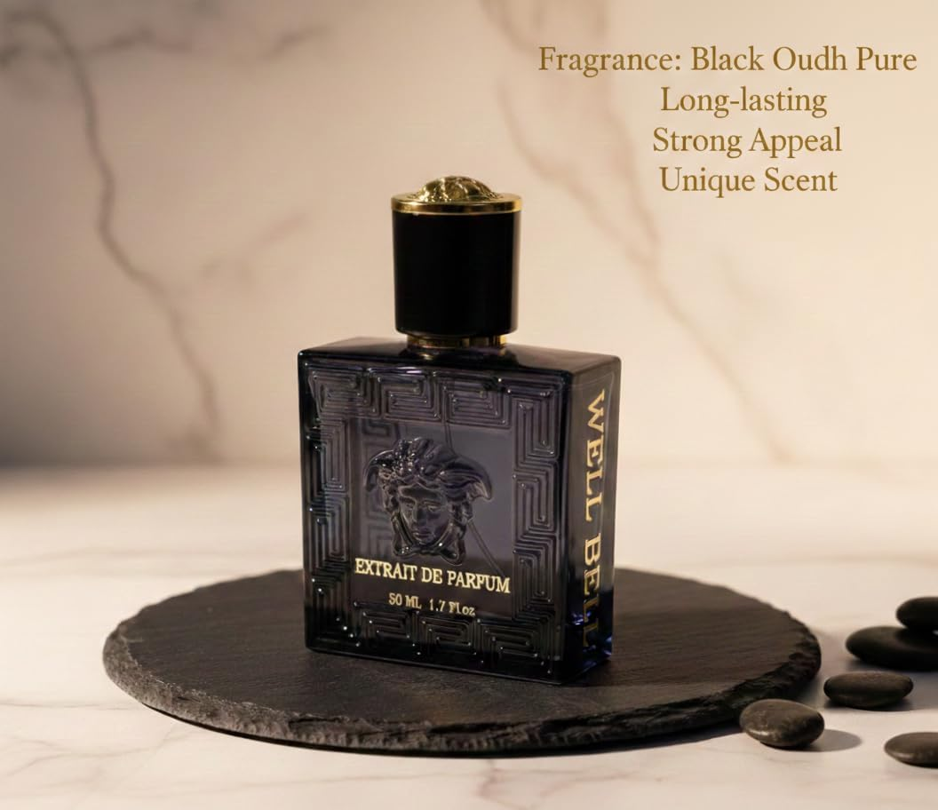 Well Bell Black Oudh Extrait De Parfum | Long-Lasting Luxury Oud Fragrance | Unisex Perfume for Men & Women | Strong & Unique Scent | 50 Ml (1.7 Fl Oz) image number 3