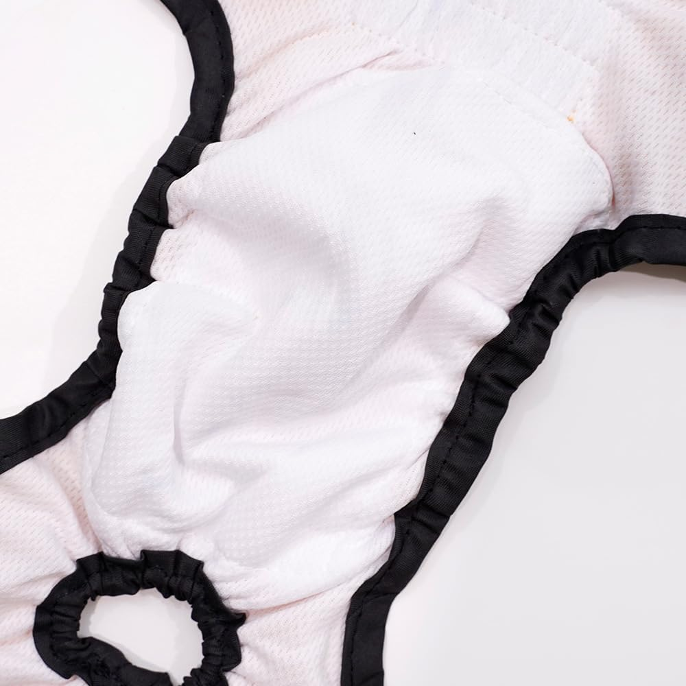 Reusable Cat Diapers and Stud Pants to Prevent Pee Marking - with Adjustable Tabs to Fit Safety Pants, anti Mating and anti Harassment Physiological Pants (Black, M, Count, 1) image number 6