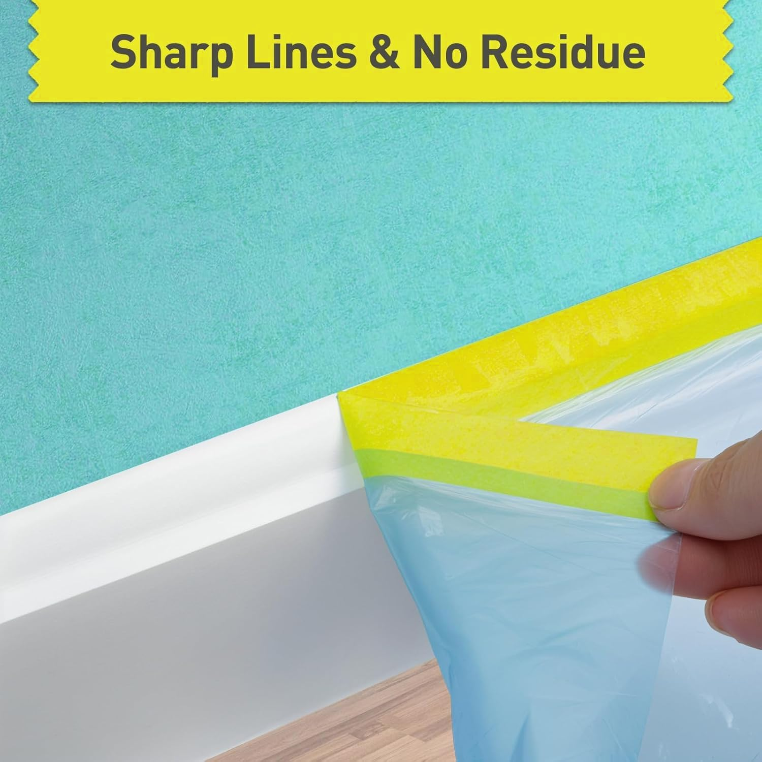 Automotive Painting Covering, General Painters Plastic Drop Cloth for Auto Wall Furniture Painting Spraying from Dust Contamination (8) image number 3