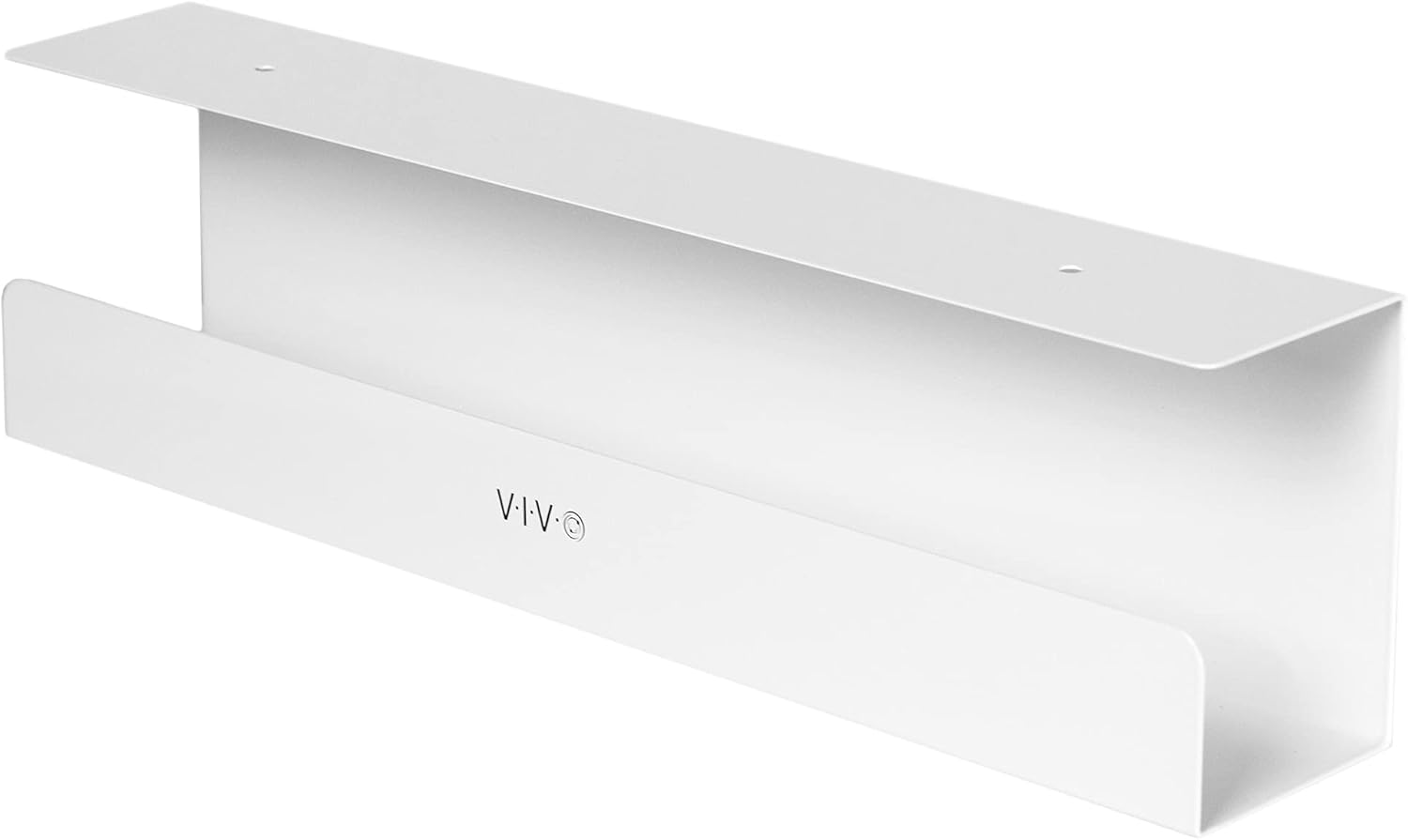 VIVO under Desk 17 Inch Cable Management Tray, Power Strip Holder, Cord Organizer, Wire Tamer for Office and Home, White, DESK-AC06-1CW