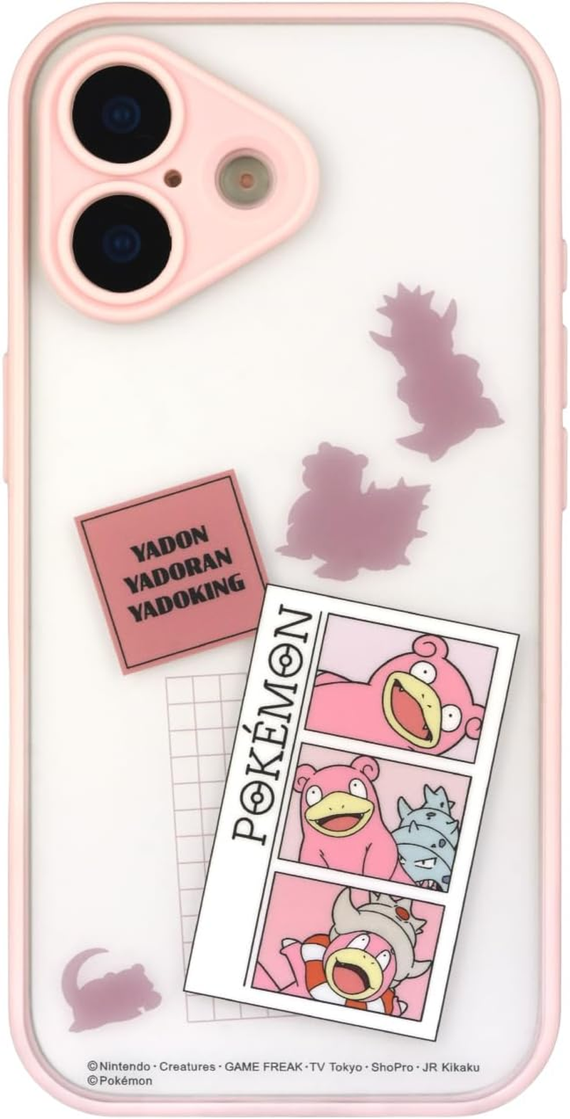 Gourmandies Pokemon Iiiifit Plamp Frame Iphone 17 Compatible Case Yadon & Yadoran & Yadoking PKE-24E