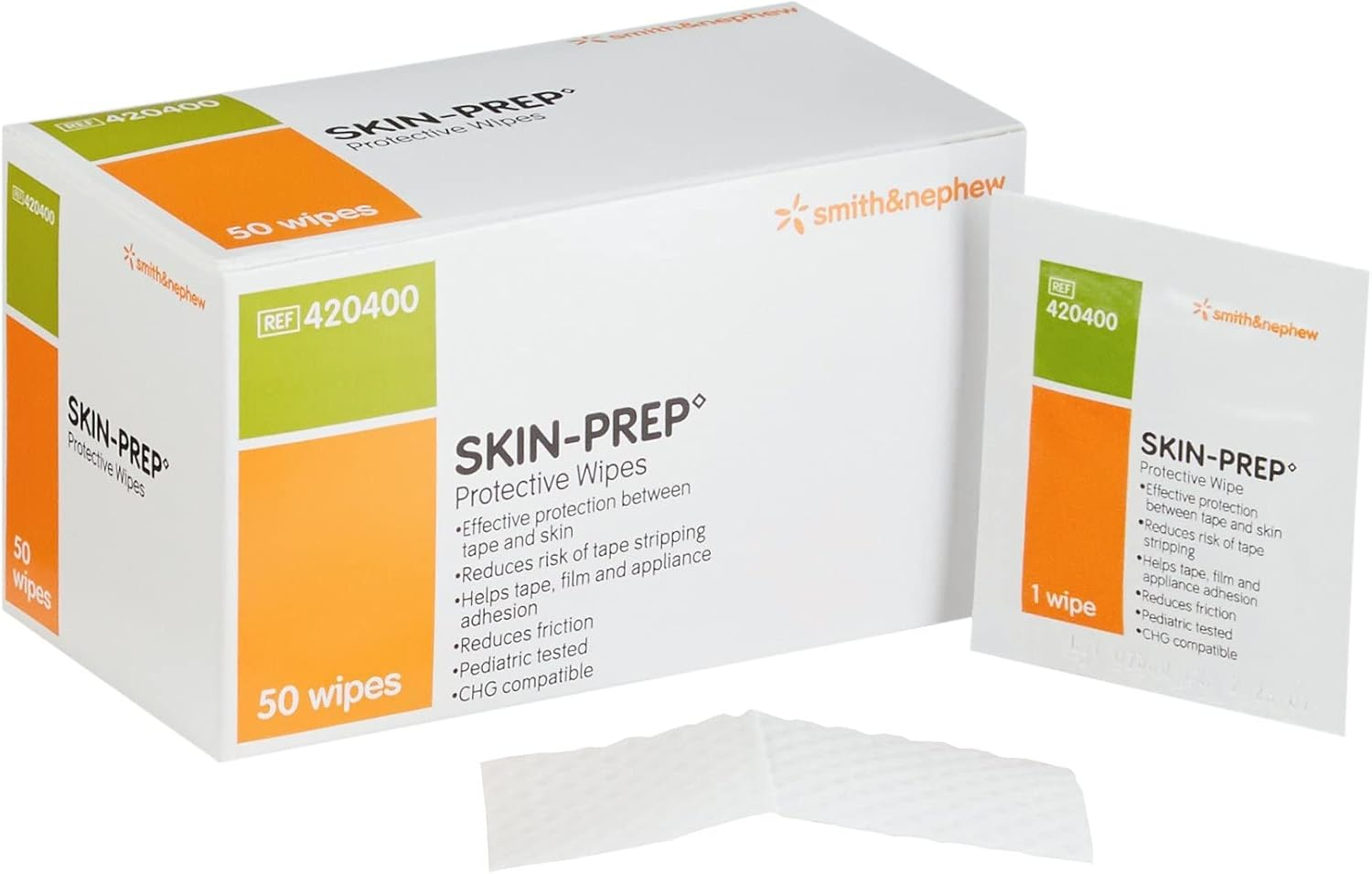 Smith & Nephew Skin Prep Wipe 50-Pieces Pack image number 1