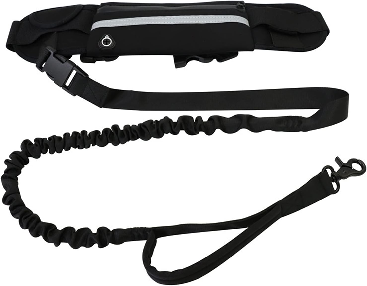 Adjustable Waist Belt Hands Free Dog Leash for Running Training Walking Pet Leash Fanny Pack image number 1