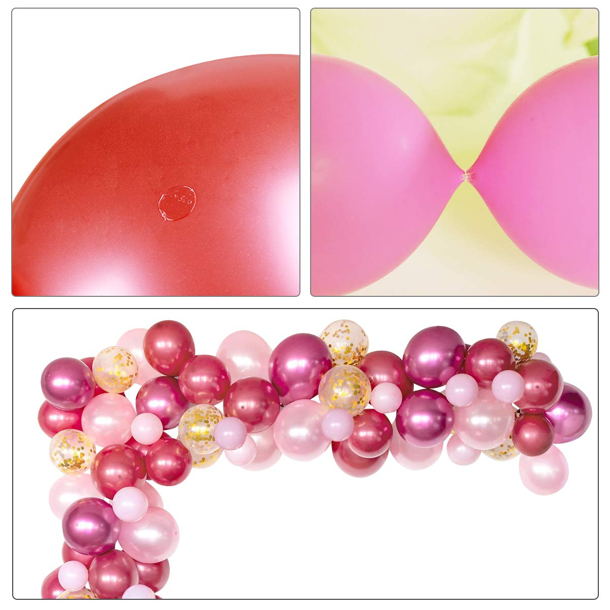 Gegemaoyi 1000Pcs Glue Point Clear Balloon Glue Removable Adhesive Dots Double Sided Dots of Glue Tape for Balloons Craft Glue Points Dots Sticky Dots or Wedding Decoration image number 6