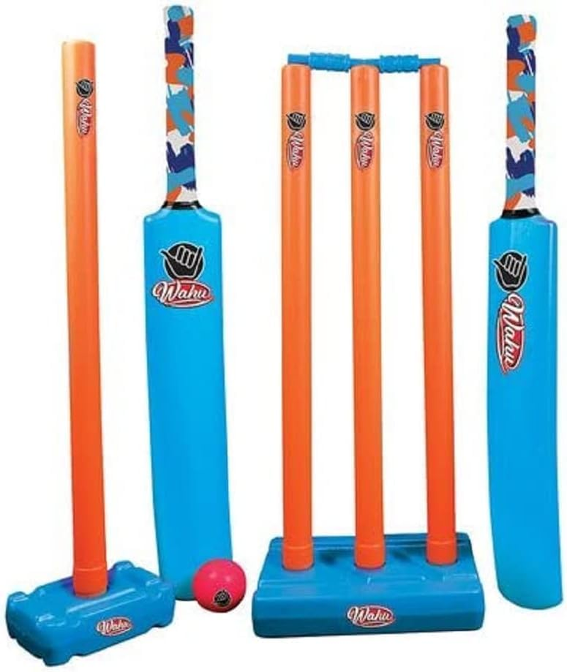 Wahu Double Cricket Complete Set for Two Players | Fun for All Ages | Double Cricket Kit with Bats, Balls & Stumps image number 3