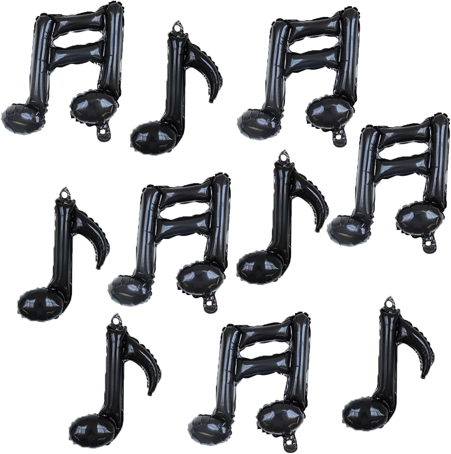 Music Note Foil Balloon Party Supplier Music Note Shaped Party Decorations for Birthday Baby Shower Anniversary Graduations Home Outdoor Music Themed Party (Red)