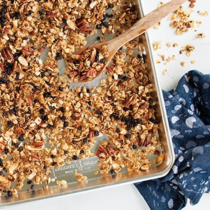 Nordic Ware Natural Aluminum Commercial Baker'S Half Sheet (2 Pack), Silver image number 2