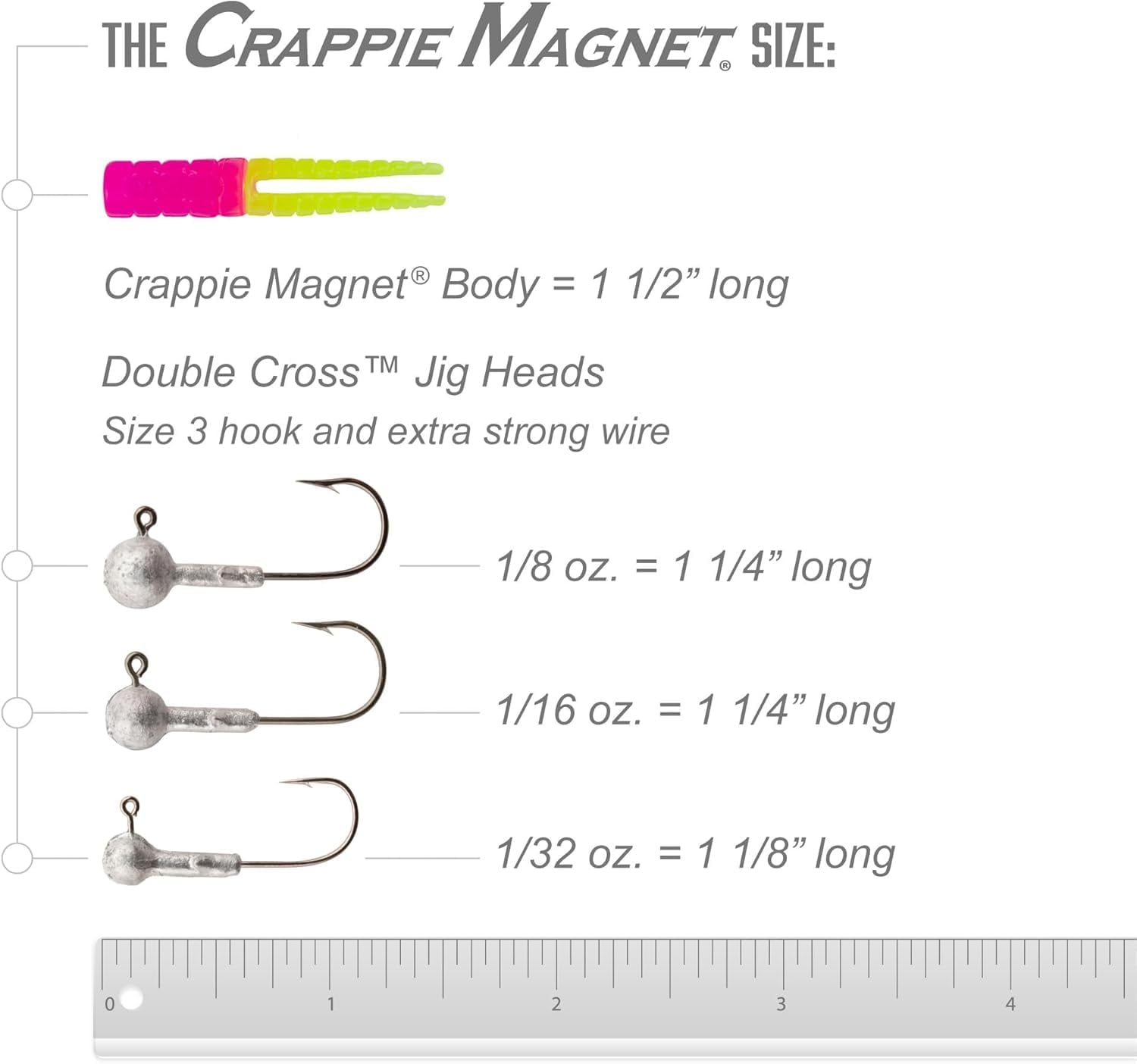 Crappie Magnet Best of the Best Kit - 96 Bodies, 15 Double Cross Jig Heads, 4 E-Z Floats image number 1