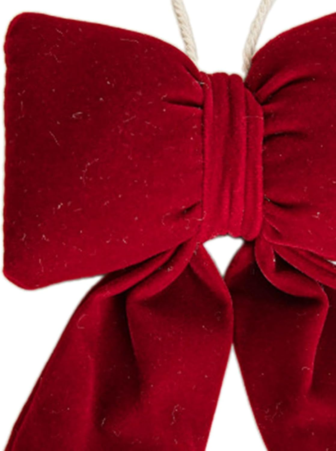 Christmas Bow Hanging Decoration Red Home Decor Celebration Ornament Hanging Pendant for Home Bedroom Window Housewarming, S