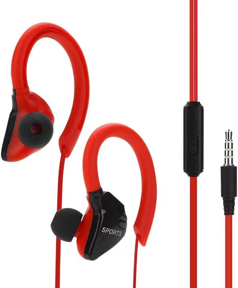 Sports Ear Hook Run Headphone Earbuds Aux 3.5Mm Jack in Ear Earphones with Mic image number 5