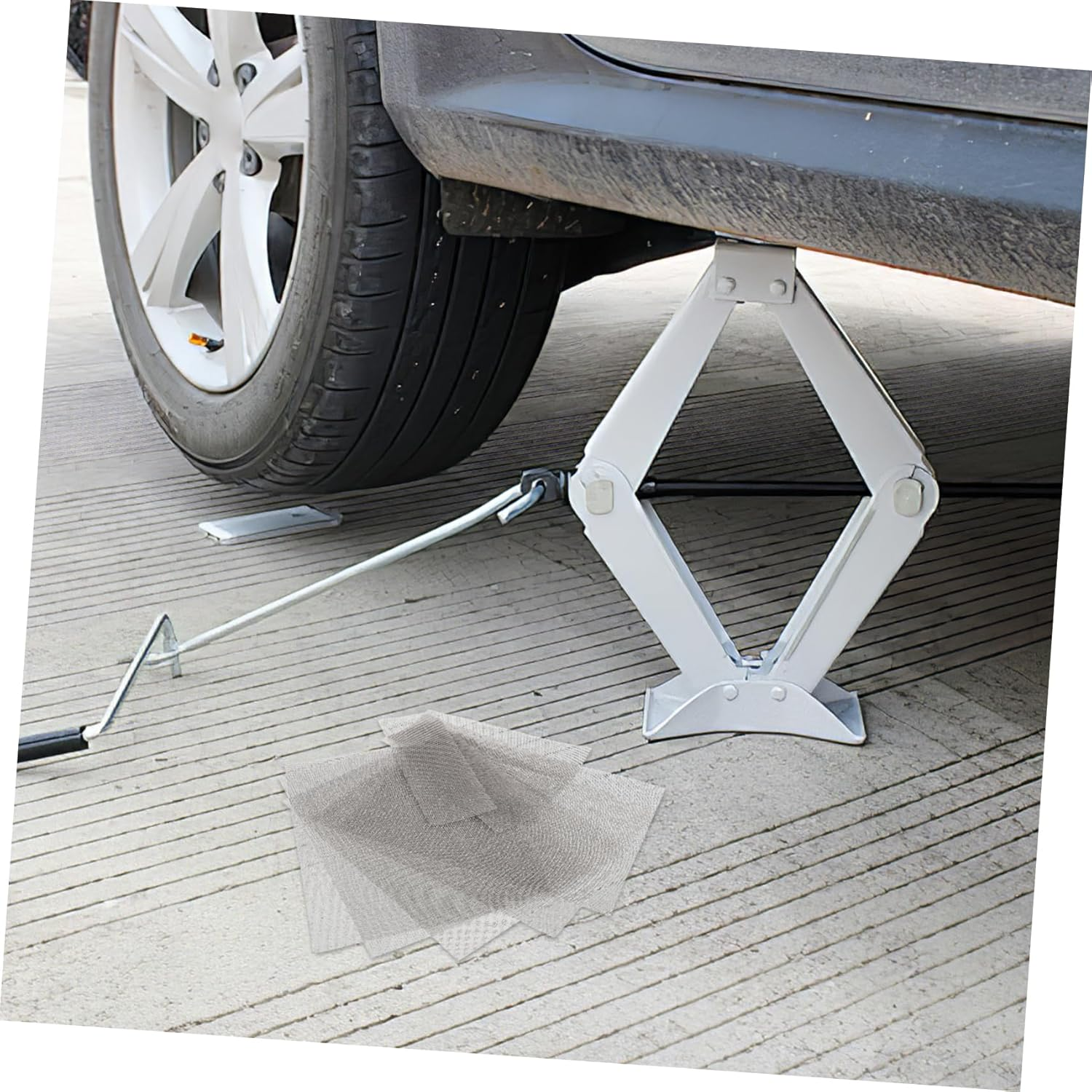 PLAFOPE 10Pcs Stainless Steel Plastic Repair Mesh Tungsten Wire Mesh Screen Car Bumper Crack Fixing Kit Automotive Repair Tool image number 3