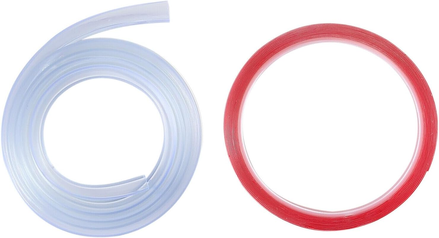 Anhoer Clear Edge Protector Strip for Kids Transparent Table Corner Protectors Corner Protectors 4Pcs Furniture Table Edge Protectors Corner Guards 1M