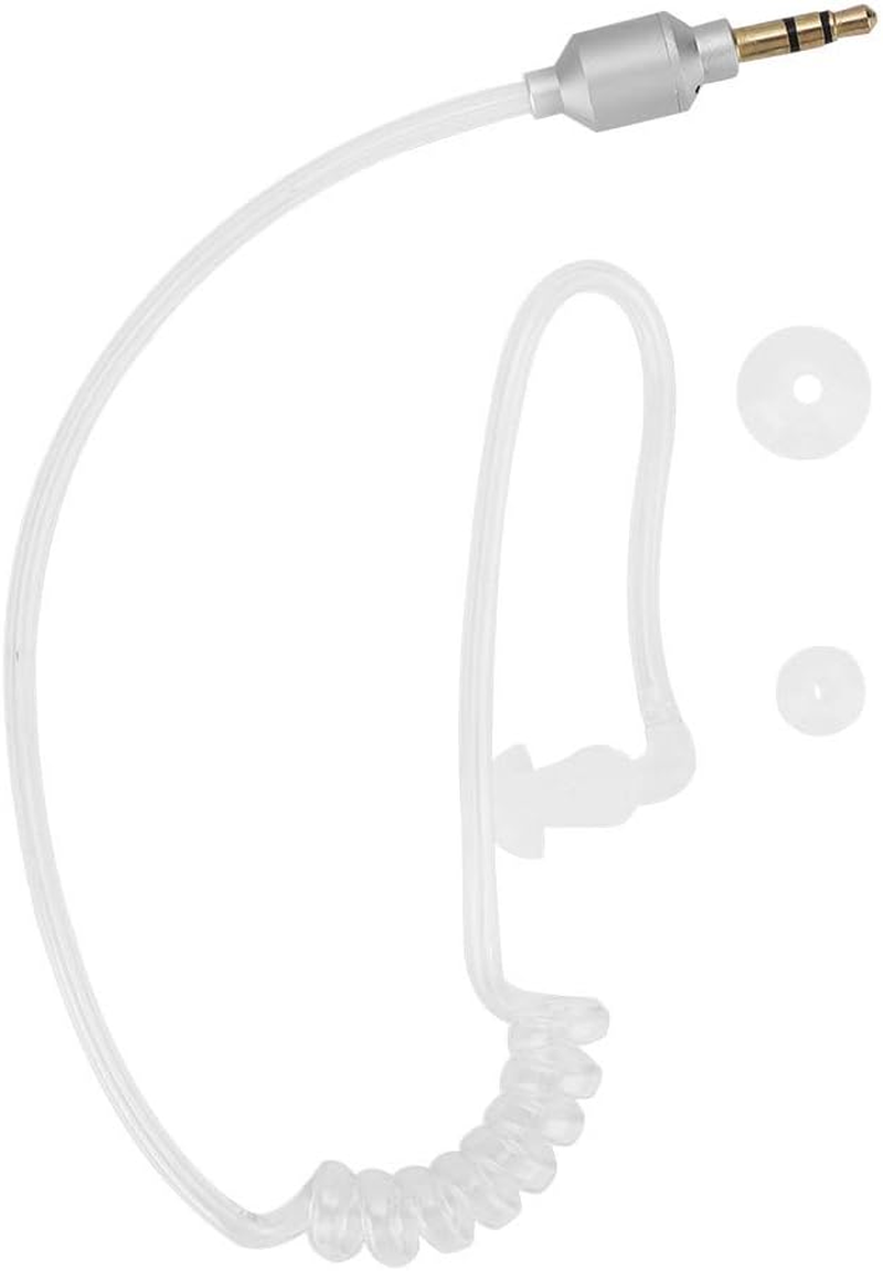 RIZGHWOY Monaural Headset, anti Radiation Earphone with Air Tube, for Wireless, Device, 3.5Mm 3 Pole Plug image number 3