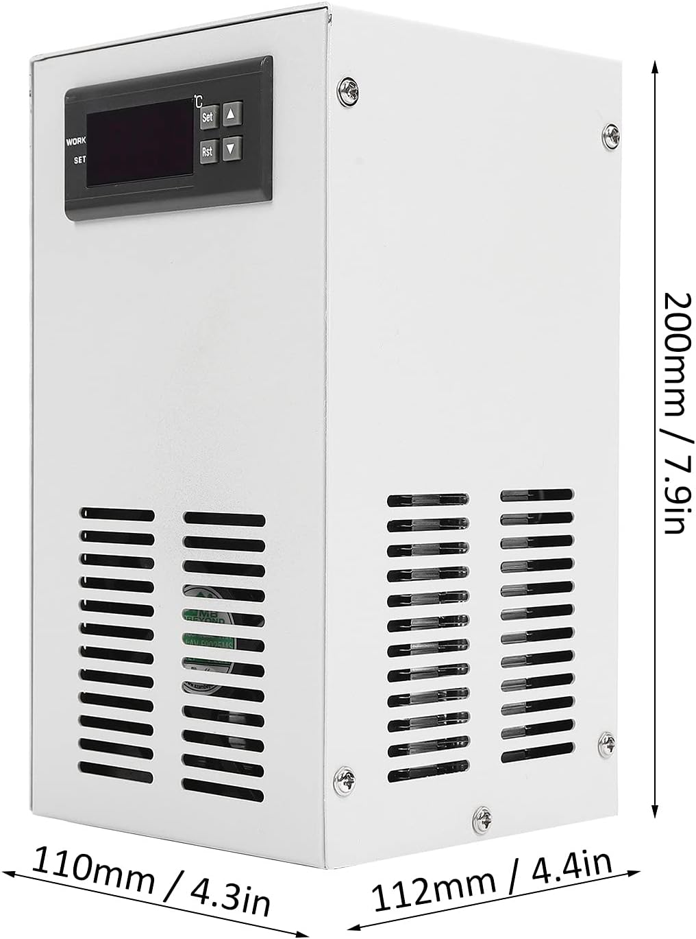 Aquarium Chiller, Aquarium Electronic Cooler Fish Cooling System Water Cooler for Freshwater Water and Seawater image number 1