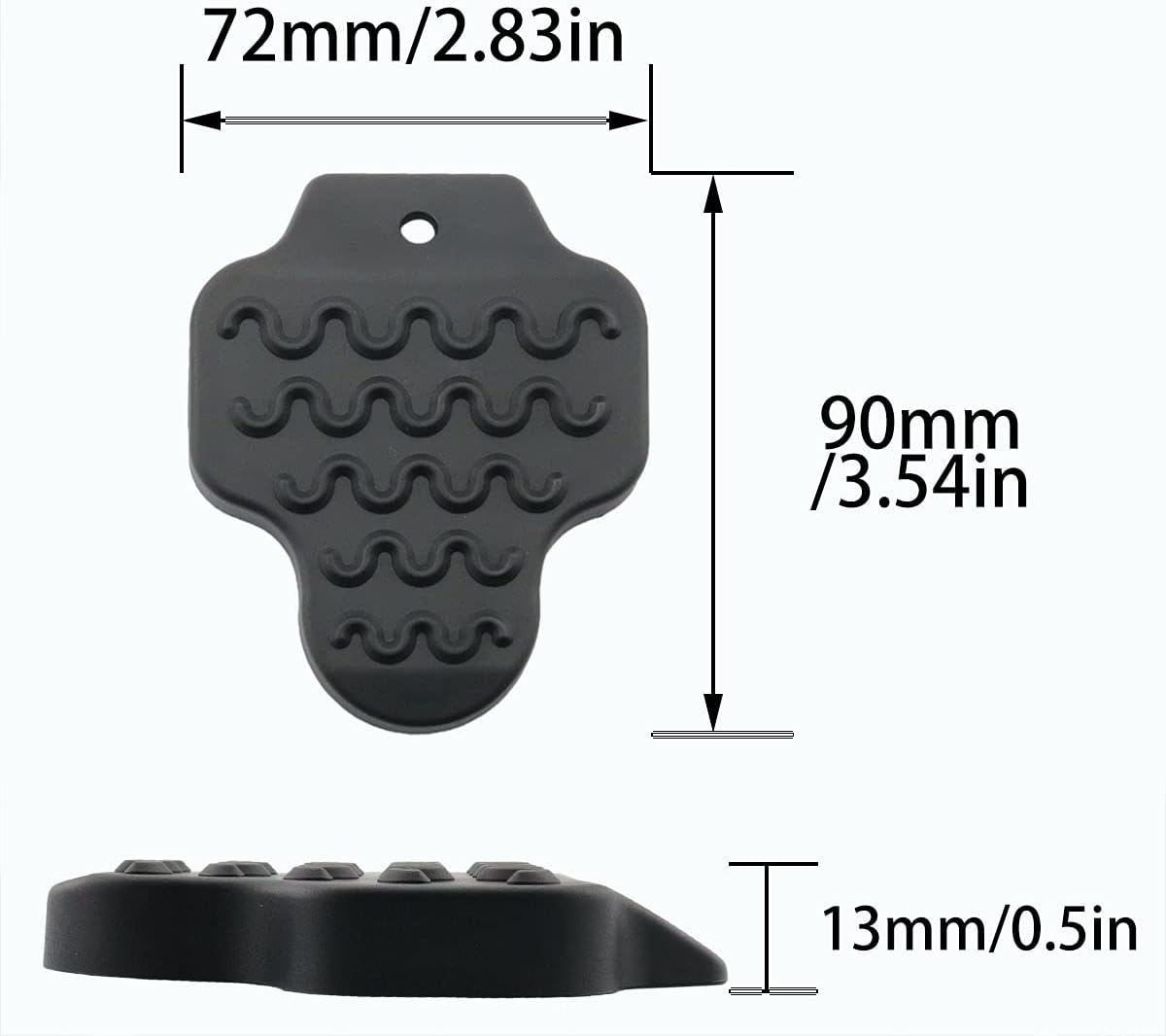 Bicycle Pedal Lock Piece Protective Cover Compatible with Look KEO Nonskid Nail Bicycle Shoe Cleats Protector for Look KEO Pedals Systems image number 2