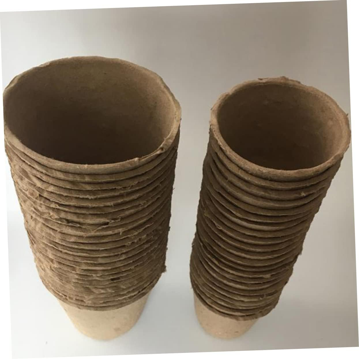 10Pcs Flower Pot Drip Trays Trays Biodegradable Pulp Plant Pots for Easy Transplanting image number 3