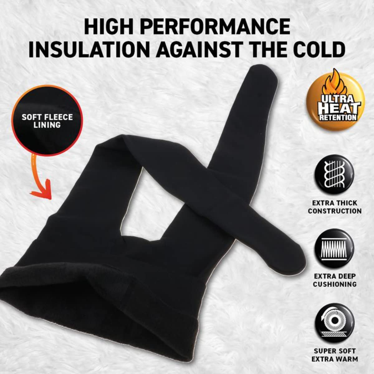 [2Pairs] Soft and Cosy Heat Control Thermal Fleece Lined Leggings for Womens, Keep Legs Warm and Cozy in Winter, Black image number 4