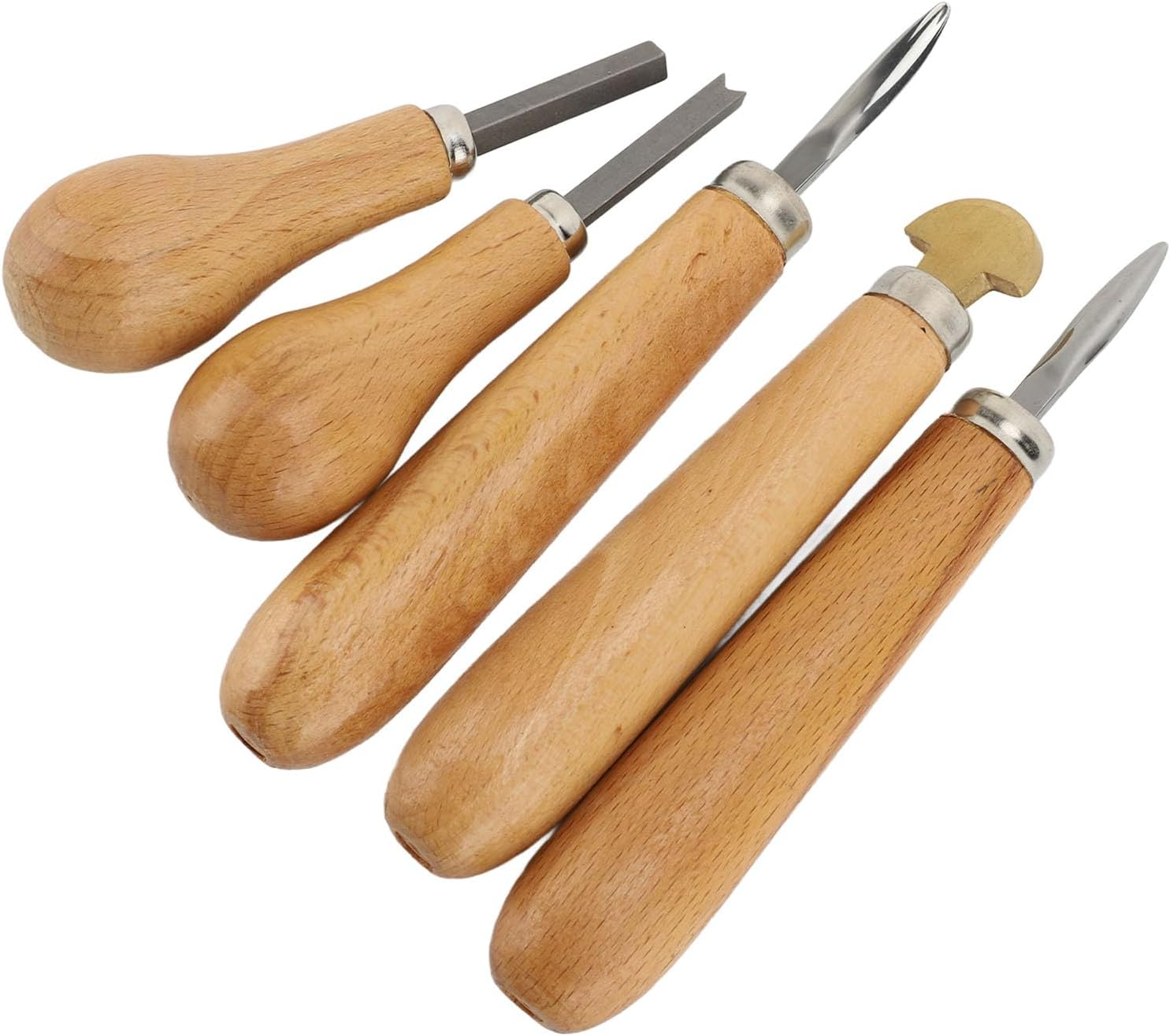 RASTKY Stone Setting Prong and Bezel Set Wood Handle Jewelry Tool Set for Secure Stone Setting for Skilled Beginner for Beech Wood and Metal image number 2