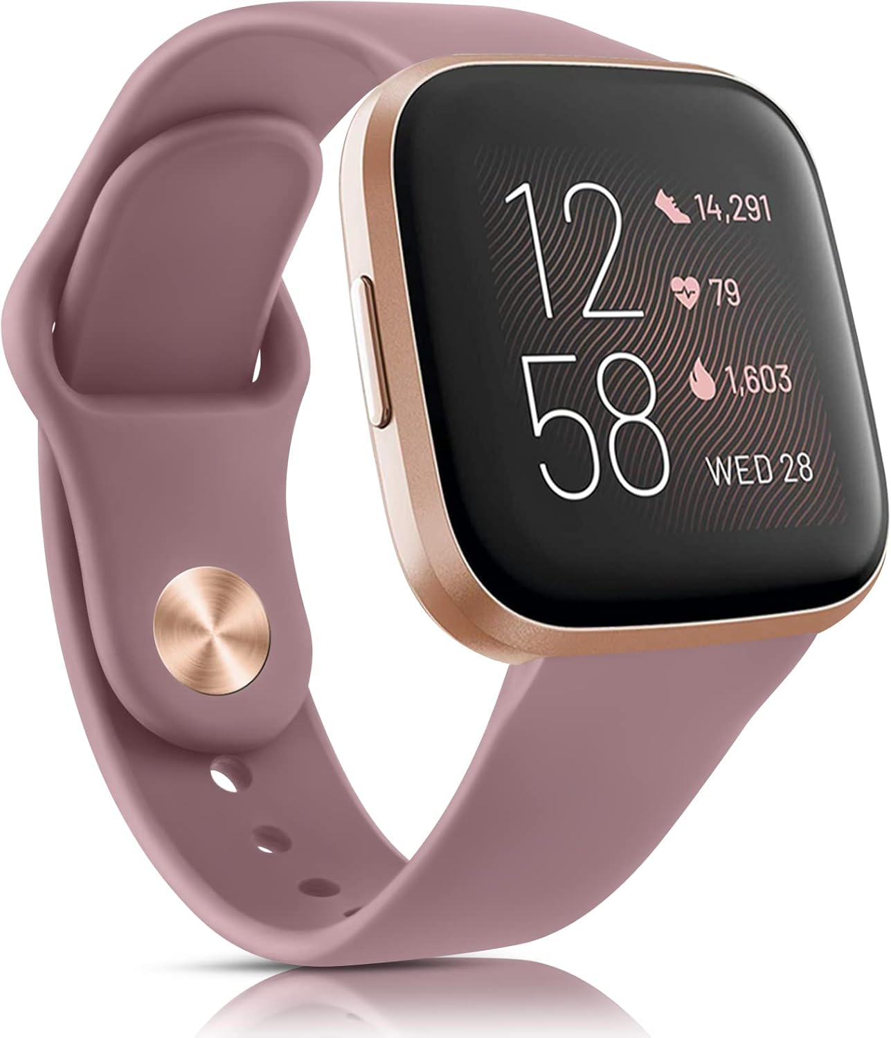 Sport Band for Fitbit Versa 2 / Fitbit Vesra Bands Women Men, Soft Silicone Sport Straps Replacement Wristbands Compatible with Fitbit Versa 2 / Fitbit Versa/Versa Lite/Versa SE Smart Watch image number 5