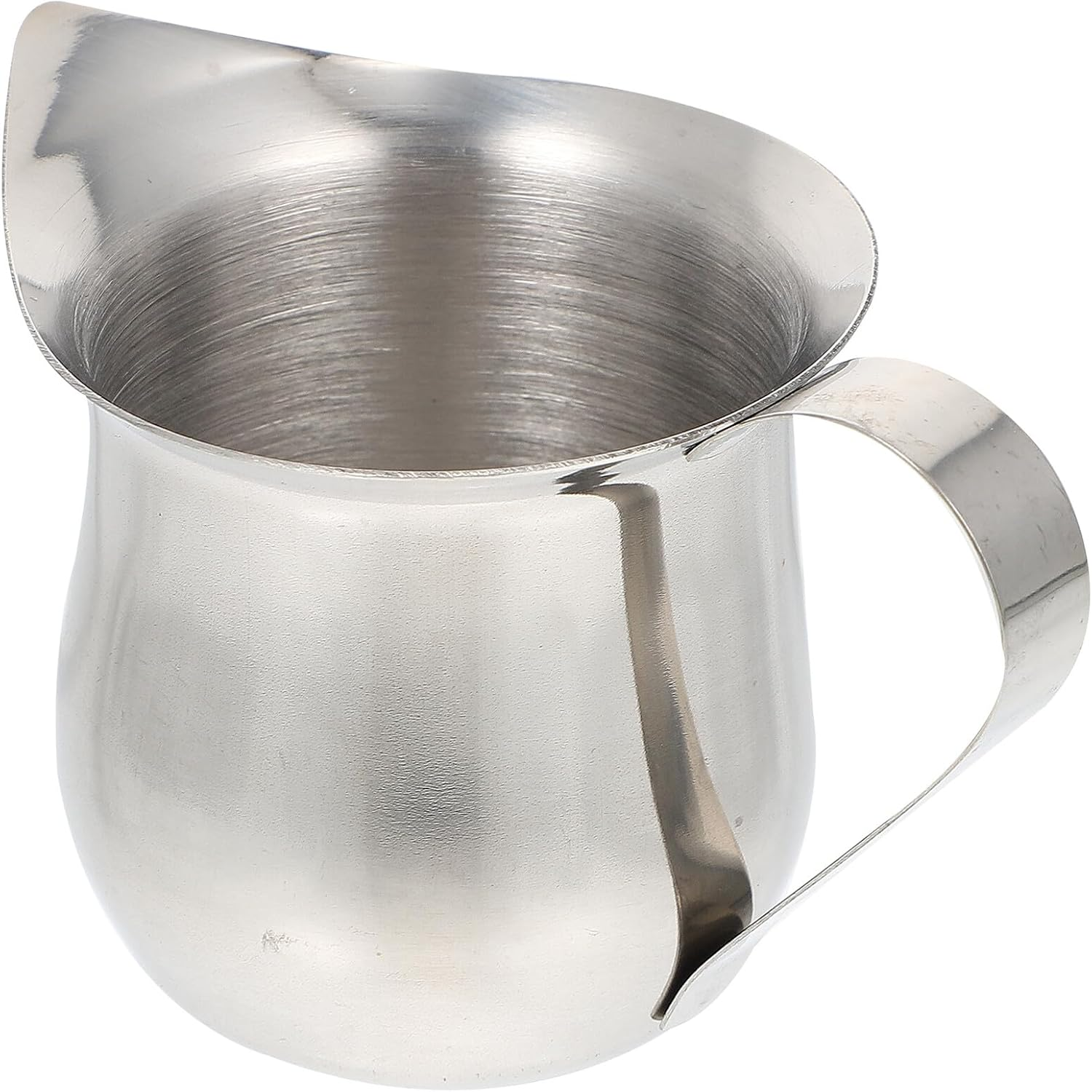 Toyvian Stainless Steel Milk Frothing Pitcher 60Ml (2Oz) Multi-Functional Cream Frothing Cup for Coffee Espresso Home Cafe Use image number 2