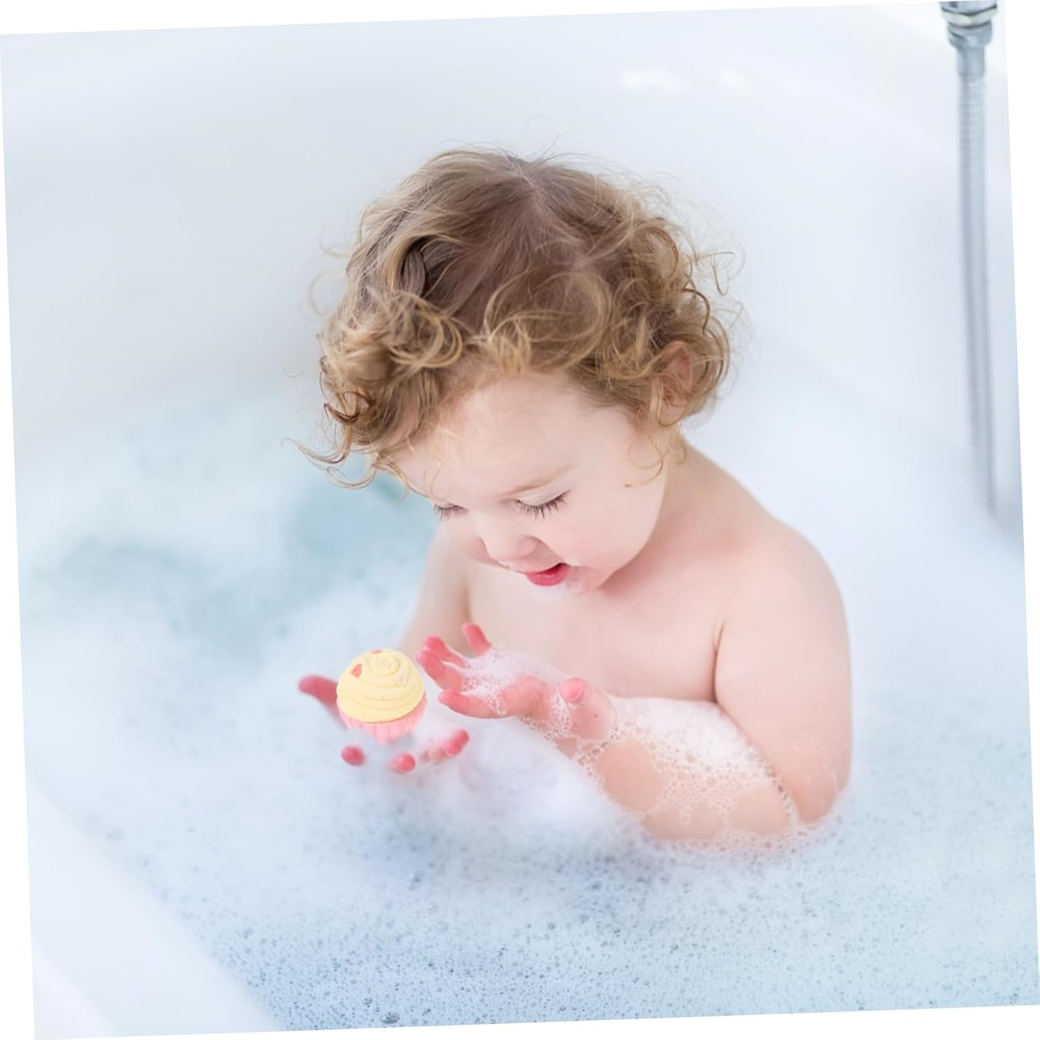 NULYLU 6Pcs Cake Shape for Relaxation and Aromatherapy for Home Travel Sea Salt Infused Quick Dissolving for Luxurious Spa image number 4