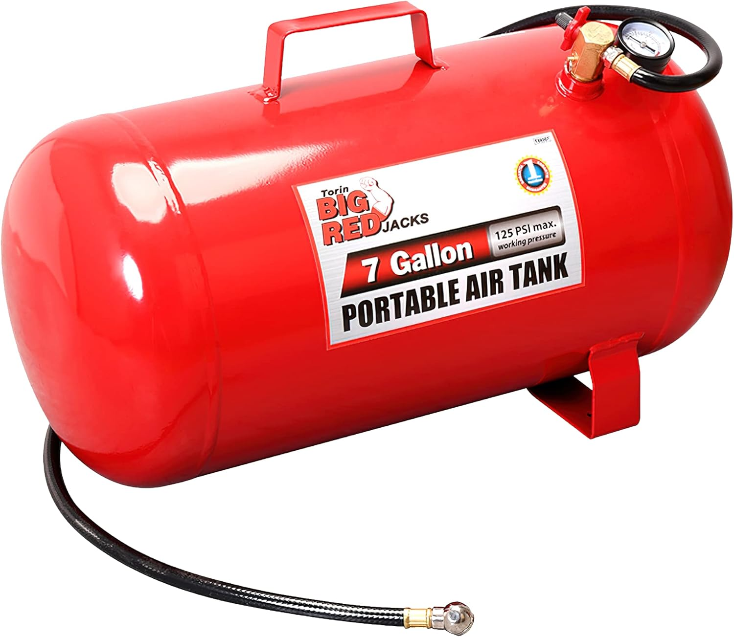 Big Red Torin T88007 Portable Air Tank, 7 Gallon Capacity