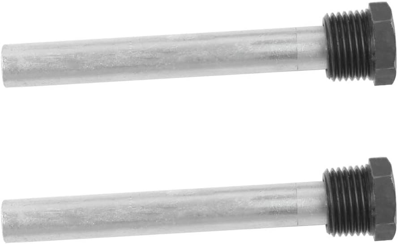 RV Water Heater Aluminum/Zinc Anode Rod for Atwood Heaters, Eau 2 Pack 1/2" NPT RV Hot Water Tank Anode Rod for RV, Camper and Trailer Water Heaters