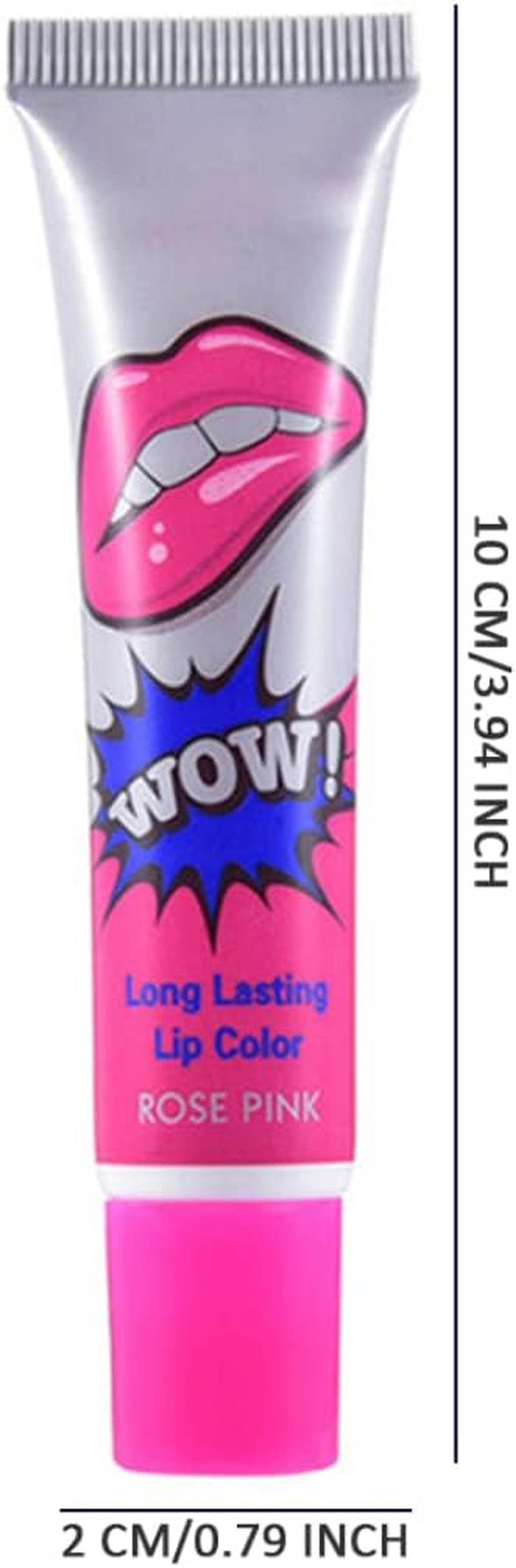 5 Colour Lip Gloss Set, Lip Gloss Mask Peel off Waterproof Tattoo Colour Peel off Lips Gel Tint image number 5