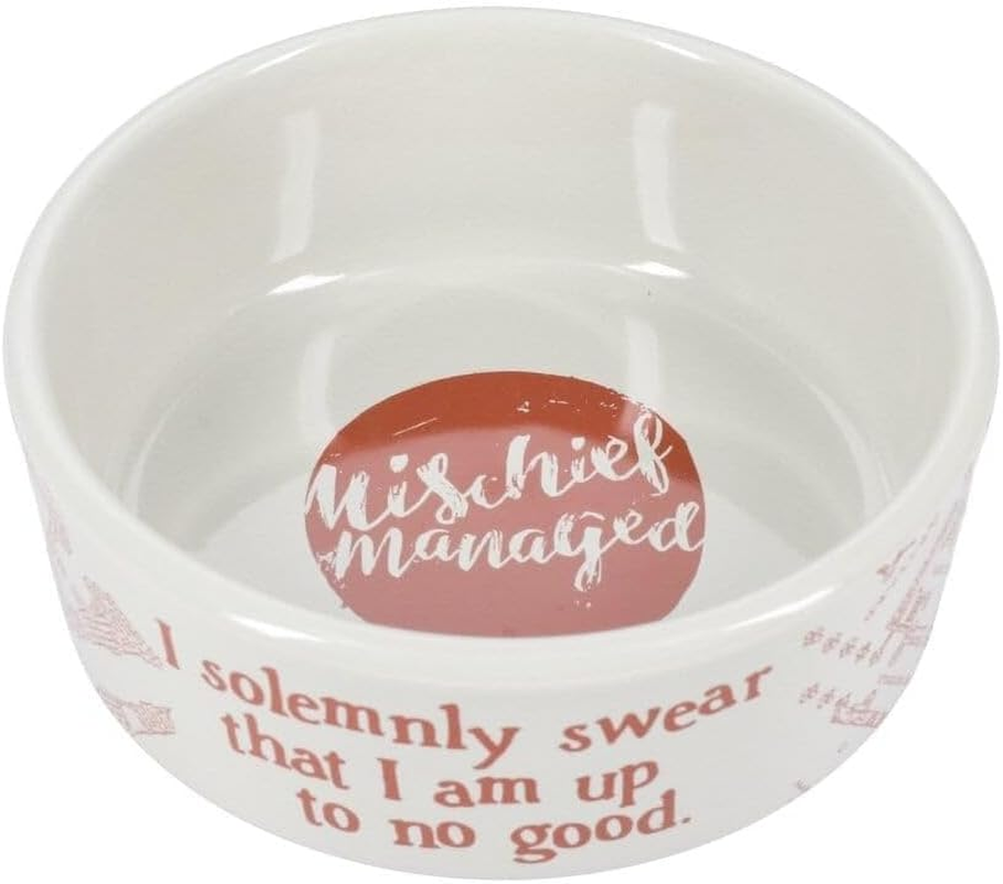 Paladone Harry Potter Marauders Map Dog Bowl image number 2