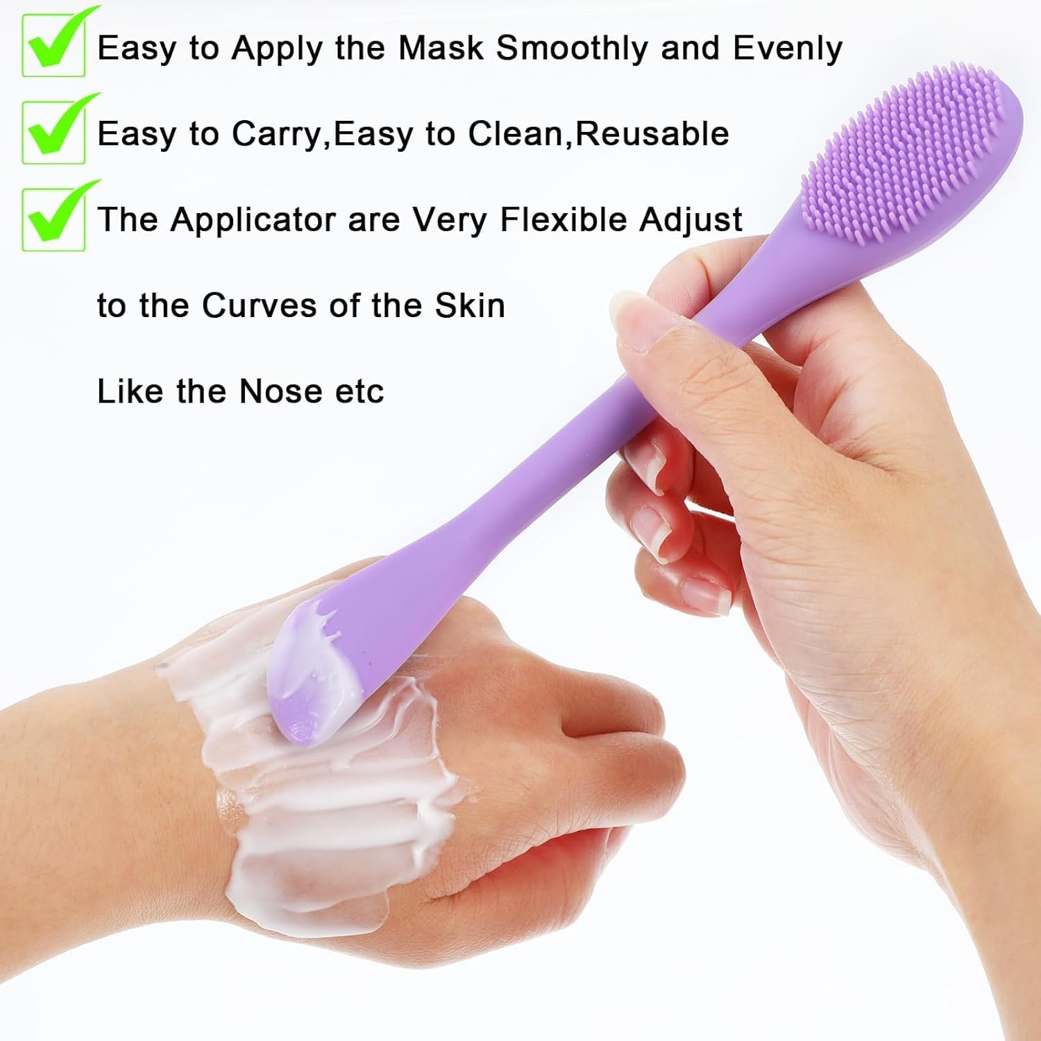 2-In-1 Cat Paw Silicone Face Scrubber, 3Pcs Face Masks Skincare Brush, Facial Cleansing Brush Set, Silicone Face Cleaning Brush Set