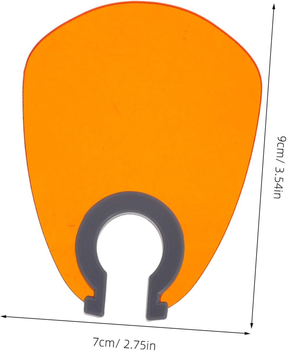 WOFASHPURET 2Pcs Fan Shaped Nail Lamp UV Protective Shield Blue Light Blocking Covers Lightweight Nail Lamp Safety Accessories for Salon and Home Use image number 1