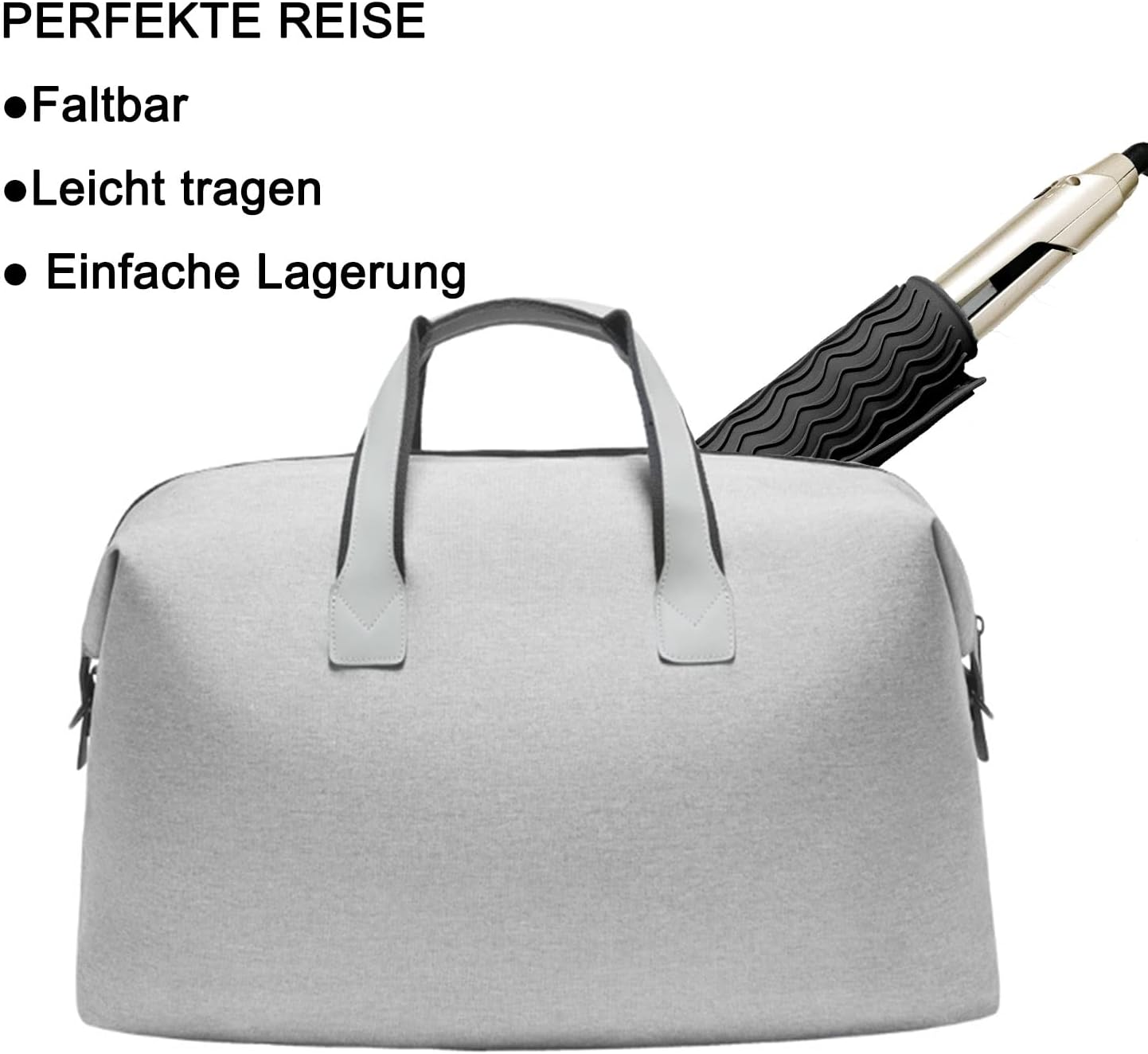 Travel Pad for Straighteners, Curling Iron Counter Protector with Heat Resistant Glove for Curling Irons, Straighteners, Straighteners and Hair Styling Tools, 9 X 6.5 Inches, Black by Lessmon