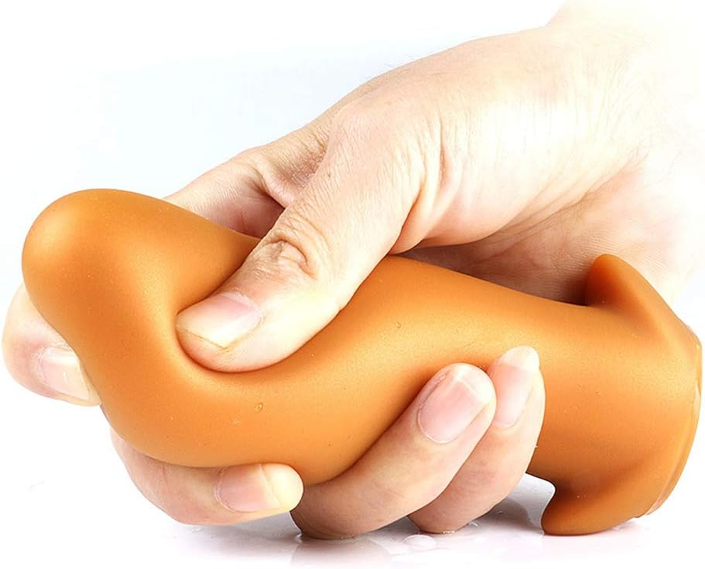 Super Big Butt Plug Trainer, FST Liquid Silicone Plug Prostate Massage Anus Dilator Ball for Beginner Advanced Men Women image number 2
