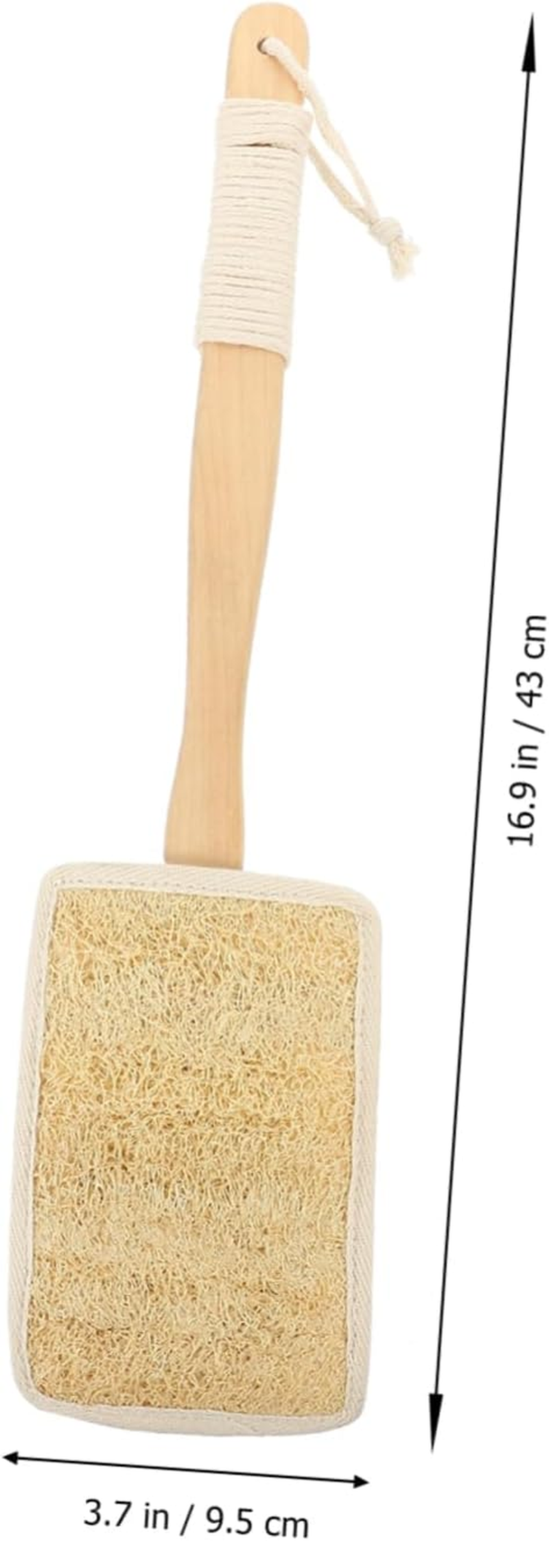 EXAOMBLE 1Set Exfoliating Back Scrubber Handle Multi-Function Body Bath Brush for Shower Gentle Skin Cleaner for Daily Use Bathing Tool for Men and Women image number 5