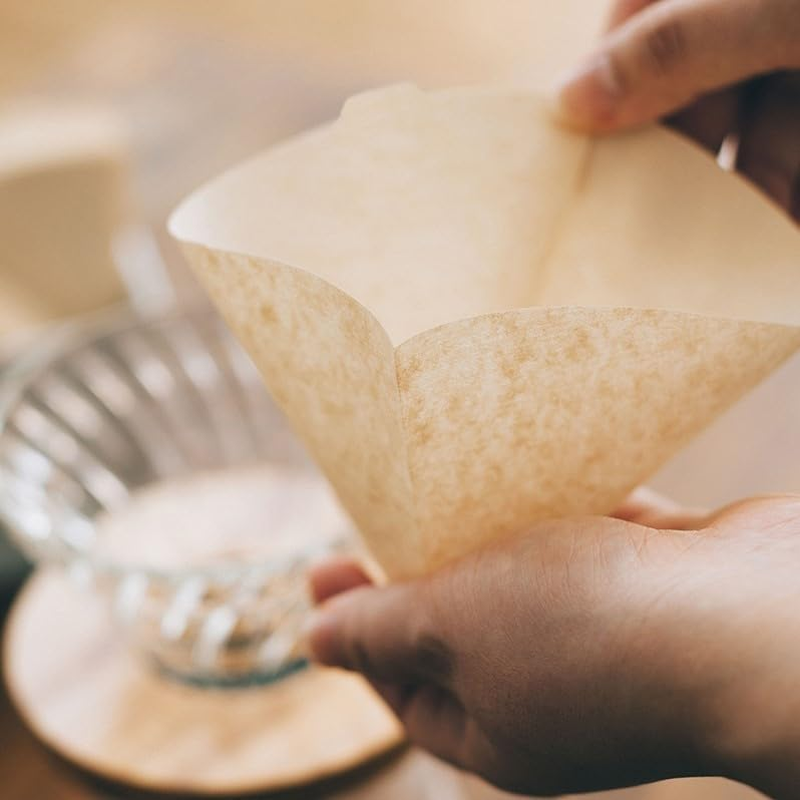 Hario V60 Paper Coffee Filters Single Use Pour over Cone Filters Size 01 Natural, 100 Count image number 6