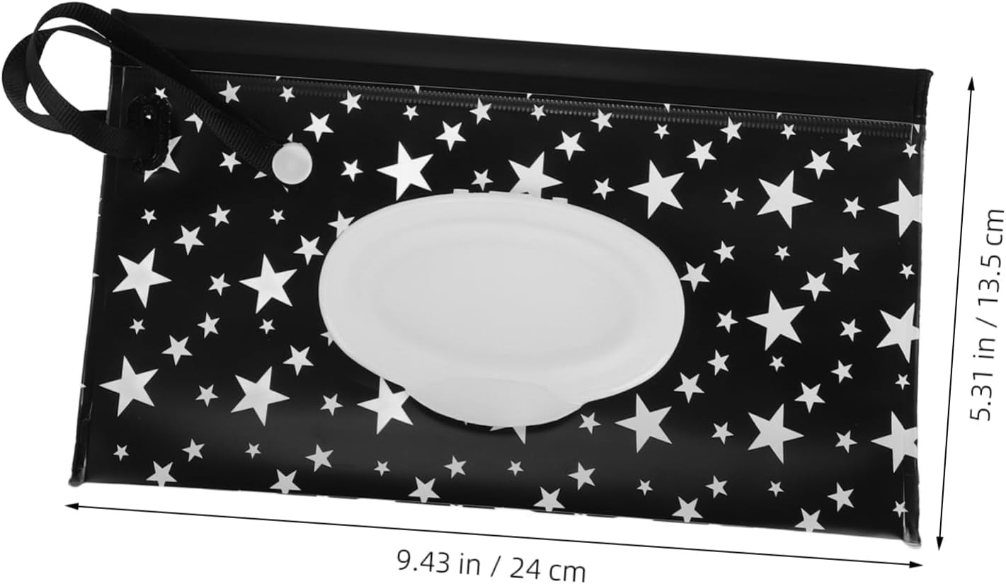 2Pcs Portable Wipe Container Wipes Pouch Refillable Holder Case for Home Travel image number 3