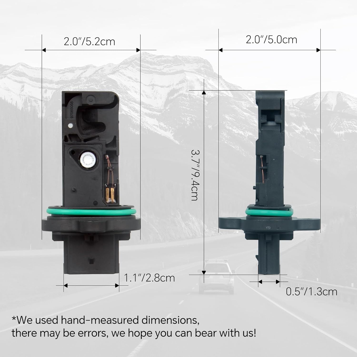 Advanex Mass Air Flow Sensor Meter MAF Compatible with Chevrolet Cruze 1.4L 1.6L 1.8L Sonic 1.4L 1.8L Trax 1.4L Cruze Limited 1.4L 1.8L & Buick Encore 1.4L Verano 2.0L 2.4L Replace OE 0280218419 Only image number 1