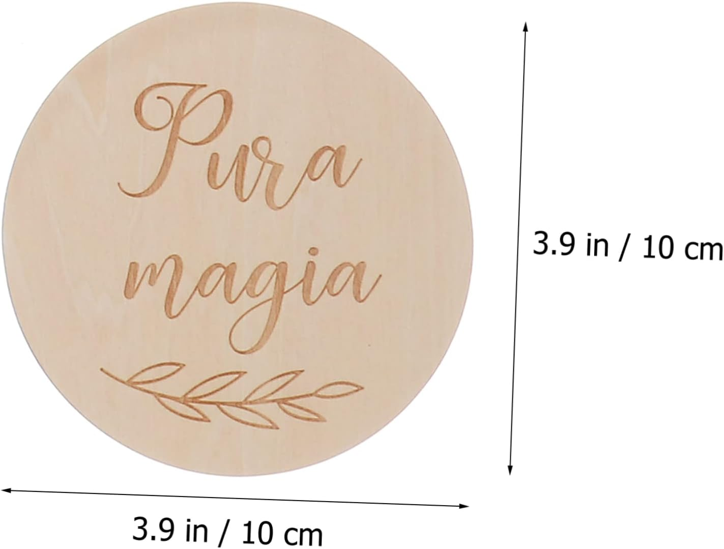 Yardwe 28 Pcs Wooden Monthly Milestone Cards Photography Props Newborn Photo Announcement Shower Gift Souvenir with Wood Grain image number 4