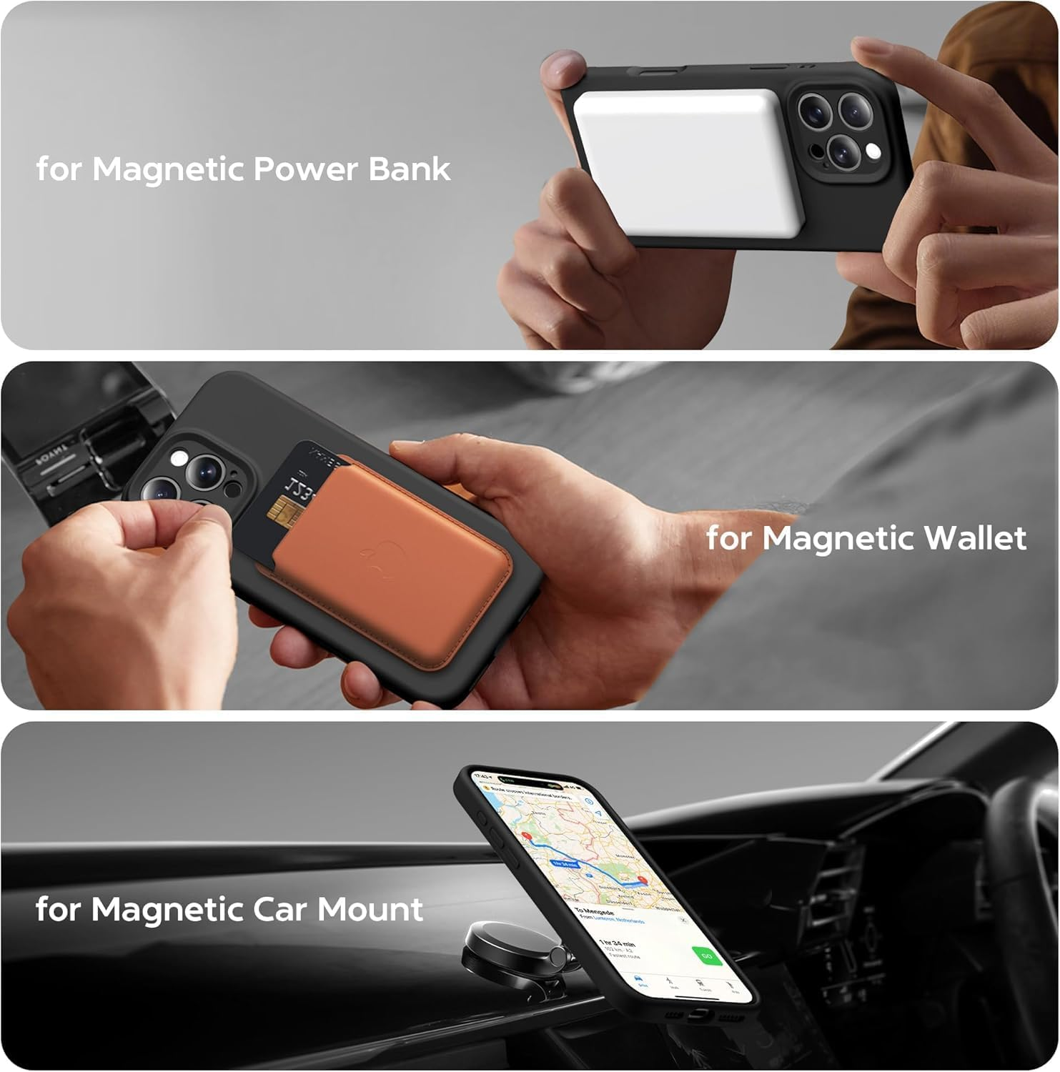 RUNGOS for Iphone 14 Pro Max Case Magsafe (Natural Liquid Silicone & Silky Touch) [Stable Magnet] [10Ft Mil-Grade Shockproof] Soft Microfiber Lining Cover for Iphone 14 Pro Max Magnetic Case 6.7''