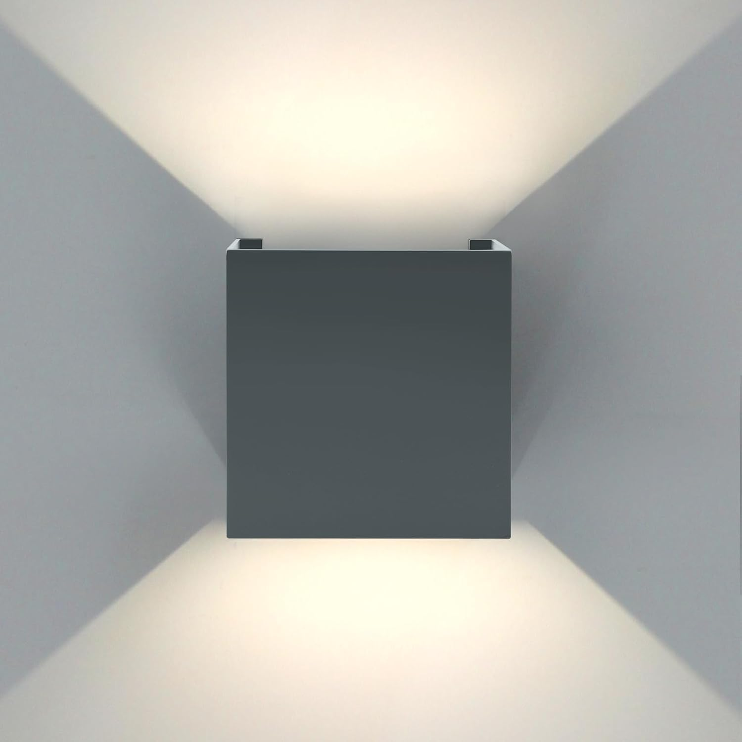 Kerry LED Wall Light for Outdoor and Indoor, 6 W, 3000 K, Warm White, Outdoor Lamp with Adjustable Light Angle, IP54, Waterproof, Modern Wall Light, Anthracite Aluminium, image number 3