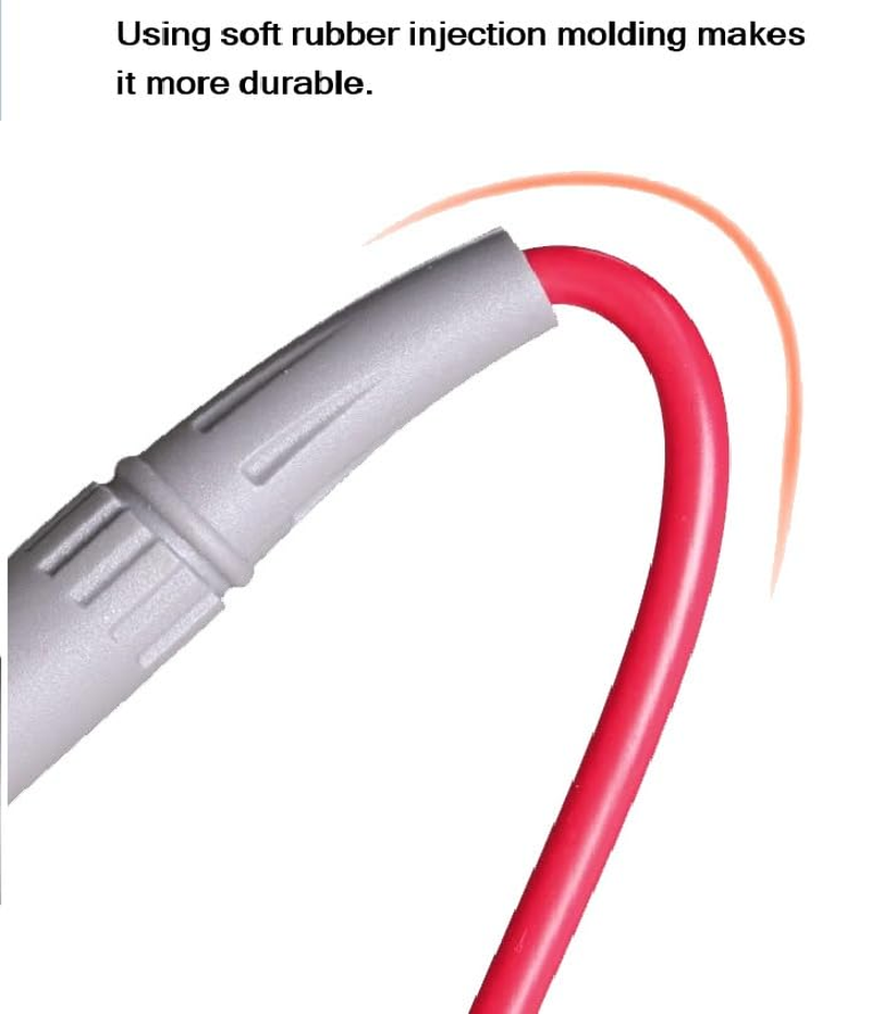 Leanockesa Multimeter, Precision Sharp Lead 1000V 20A Digital Multi Meter Clamp Tester Probe Test Probes Leads, Test Extension, Multimeter Accessories image number 5