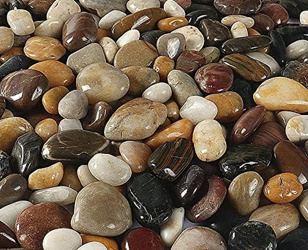 Pebble Natural Decorative Polished Decorative Stones Natural Pebble Gravel for Garden Stones 2-4 Cm 900 G Pebble Garden/Aquarium/Plant Decoration image number 3