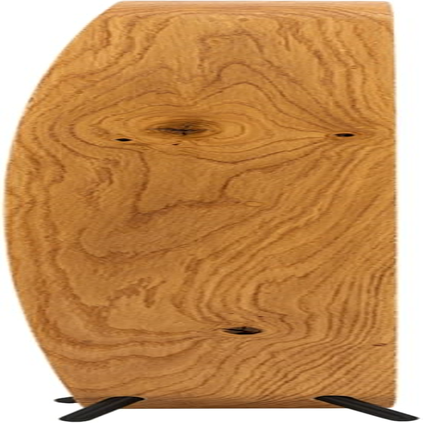 Max Levi&reg; Provence Rustic Brushed Oak - Wine Rack (Black Legs) image number 3