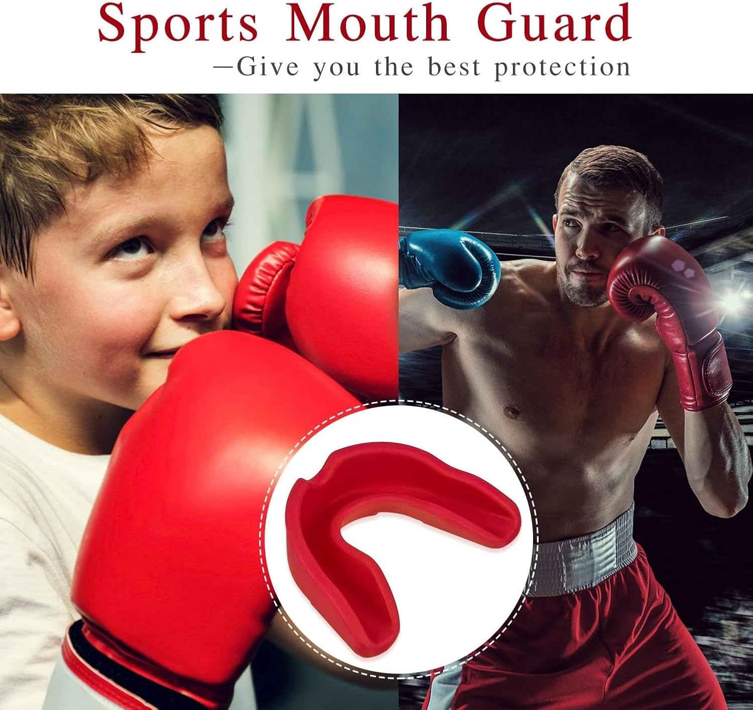 NEWGO 20 Pcs Sports Mouth Guards Football Mouth Guard Athletic Mouth Guard Mouthguard for Sports image number 3